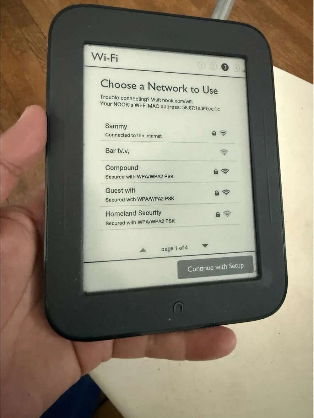 Barnes & Noble Nook Simple Touch 2GB, Wi-Fi, 6in eBook e Reader Black ( Untested